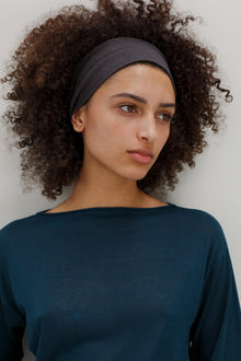 Rei Silk Cashmere Band - Charcoal