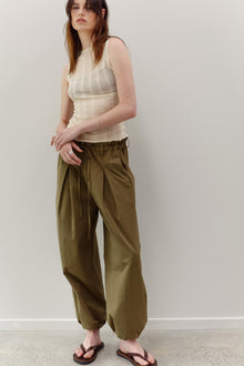 Jaker Cotton Pants - Green Tea