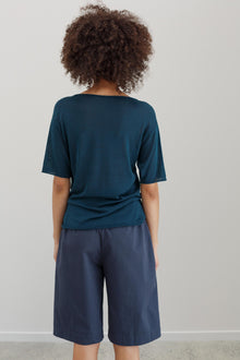 Maverick Cotton Shorts - Denim
