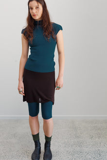 Cantella Silk Skirt - Coffee