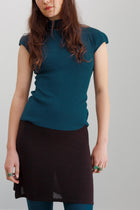 Audrey Silk Cashmere Top - Viridian