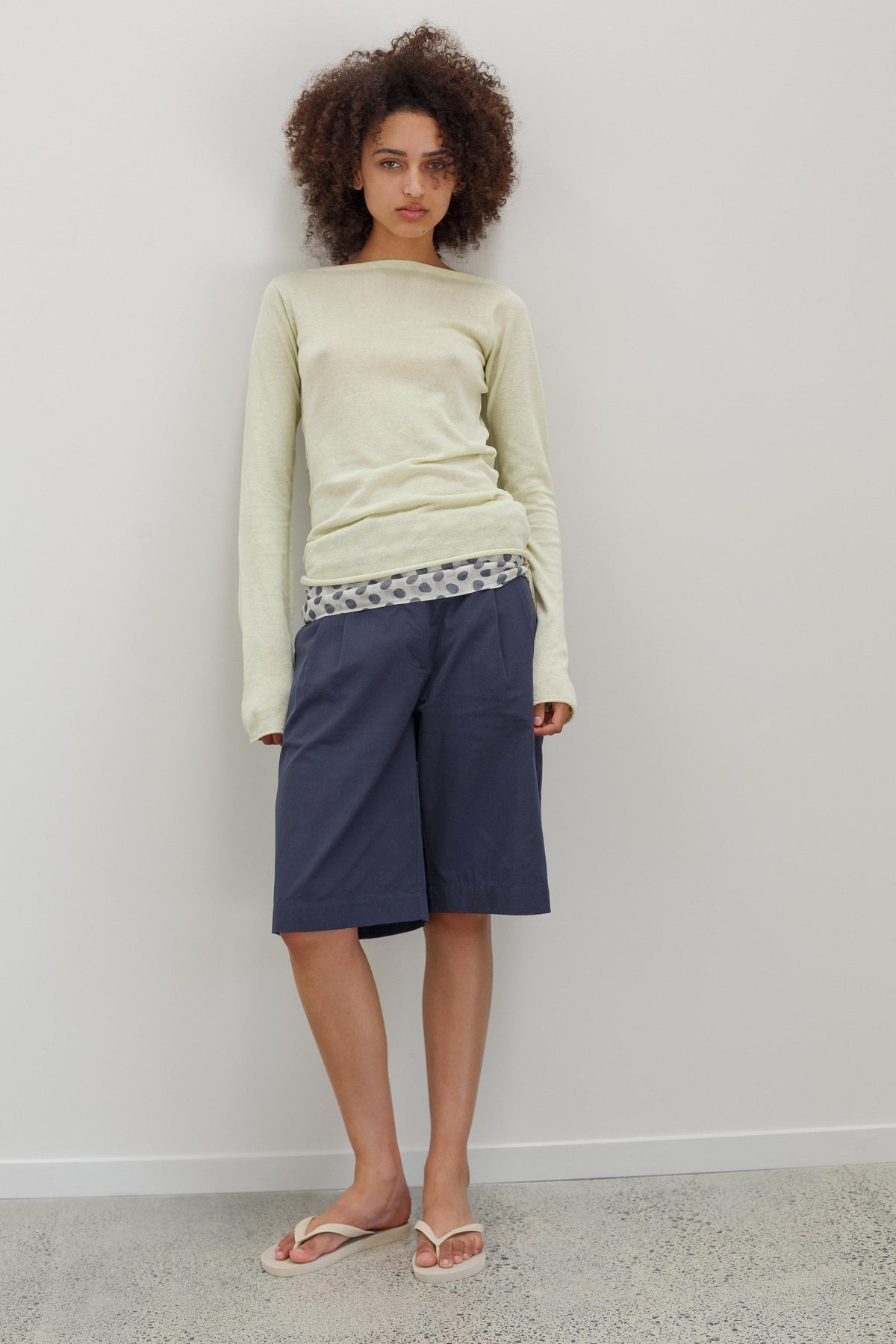 Hanape Hemp Top  - Pistachio Whip
