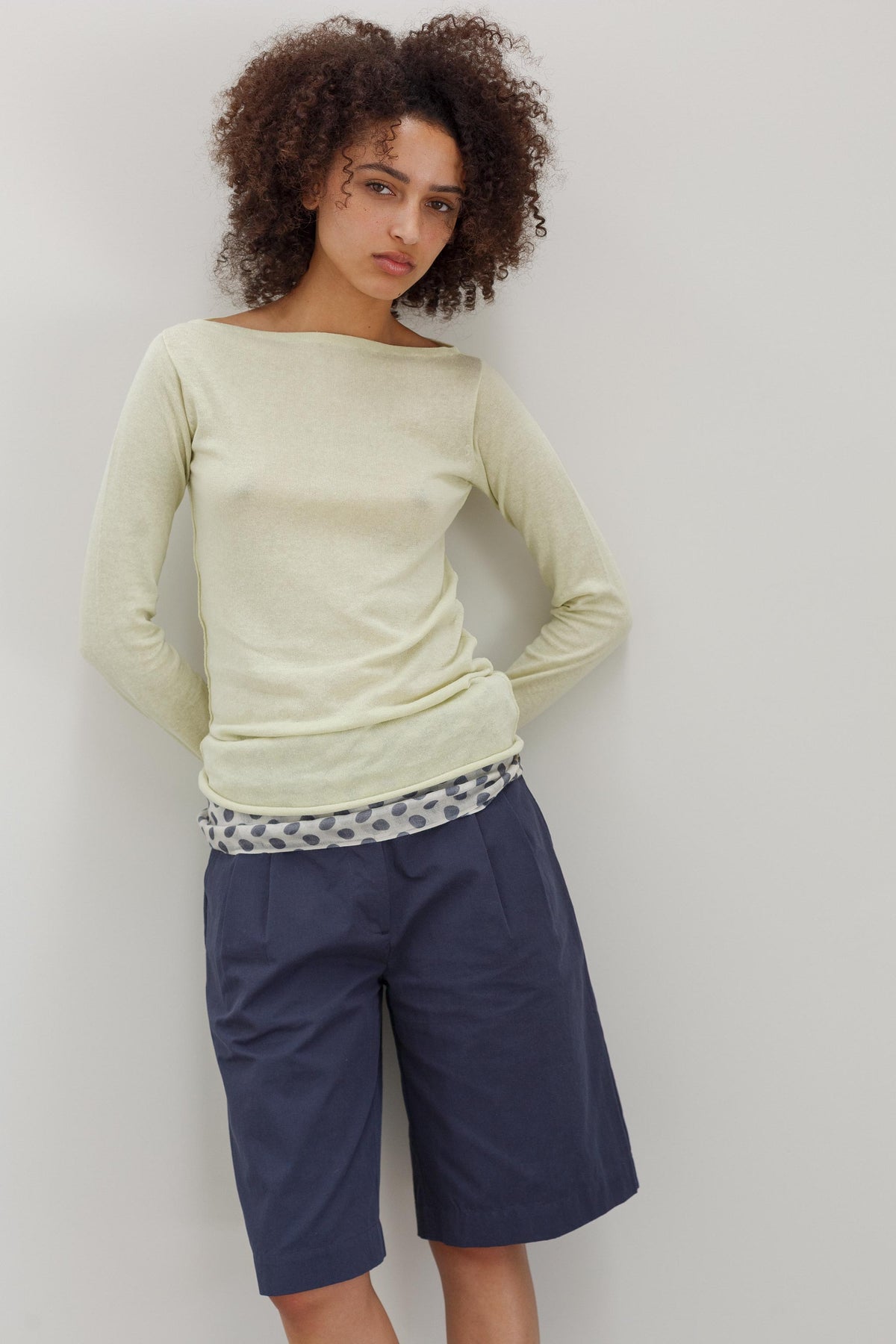 Hanape Hemp Top  - Pistachio Whip