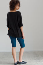 Kind Hemp Embroidery Top - Black