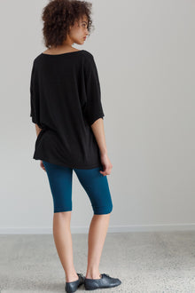Kind Hemp Embroidery Top - Black