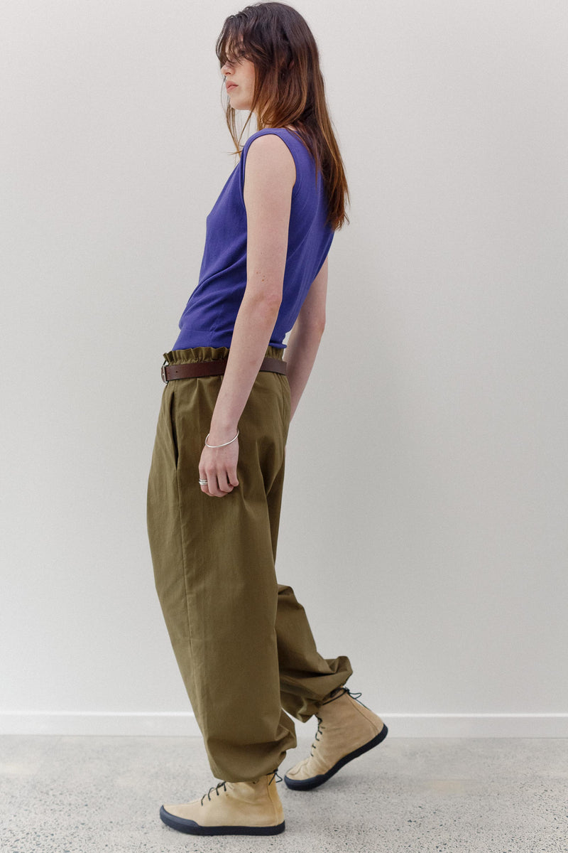 Jaker Cotton Pants - Green Tea