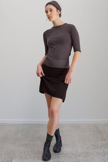 Josephine Merino Top - Dark Merengo