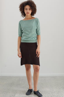 Gala Organic Cotton Top - Eucalyptus