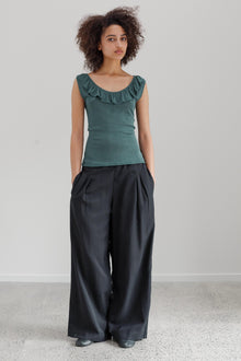 Yudi Tencel Pants - Noir