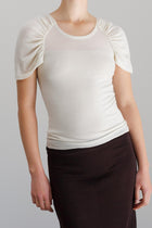 Lume Fine Merino Top - Alabaster
