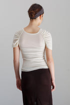 Lume Fine Merino Top - Alabaster