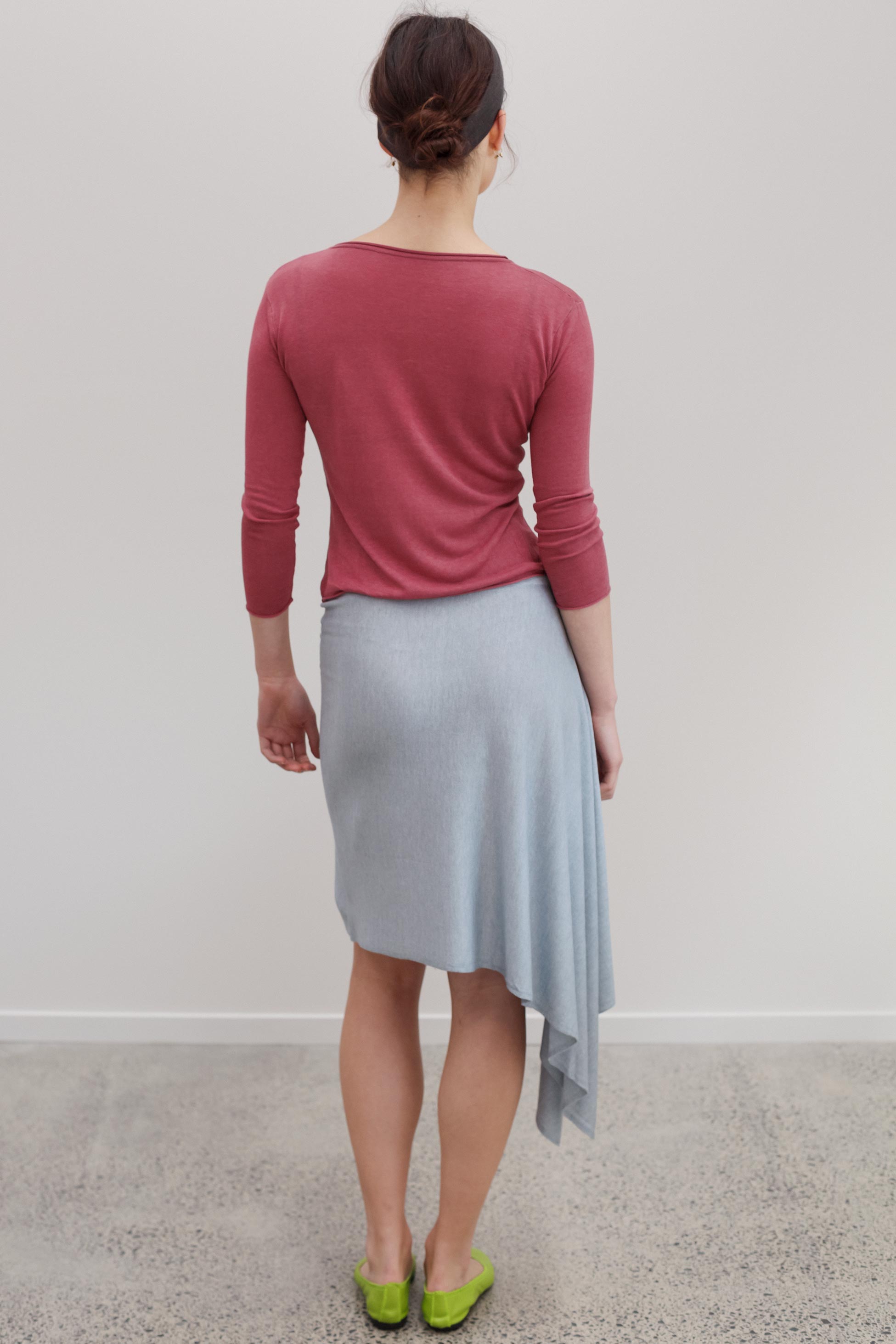 Solene Silk Top - Rubelle
