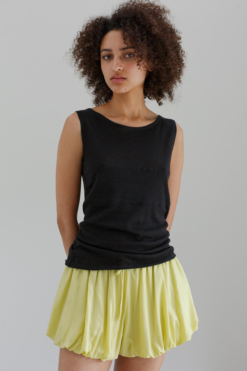 Otti Hemp Top  - Black