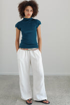 Ming Linen Pants - White