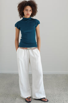 Ming Linen Pants - White