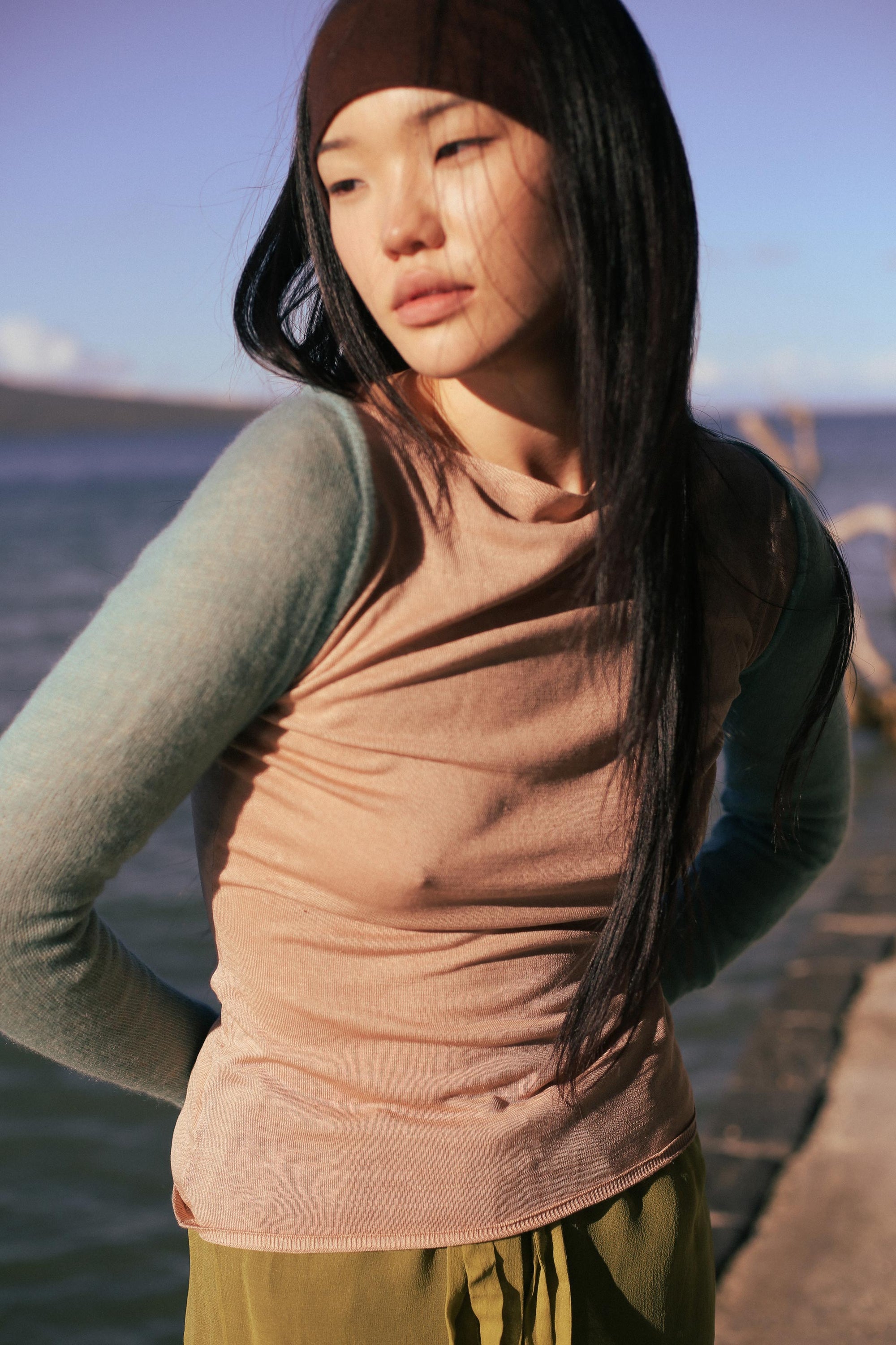 ZZ Cashmere Sleeves - Ocean