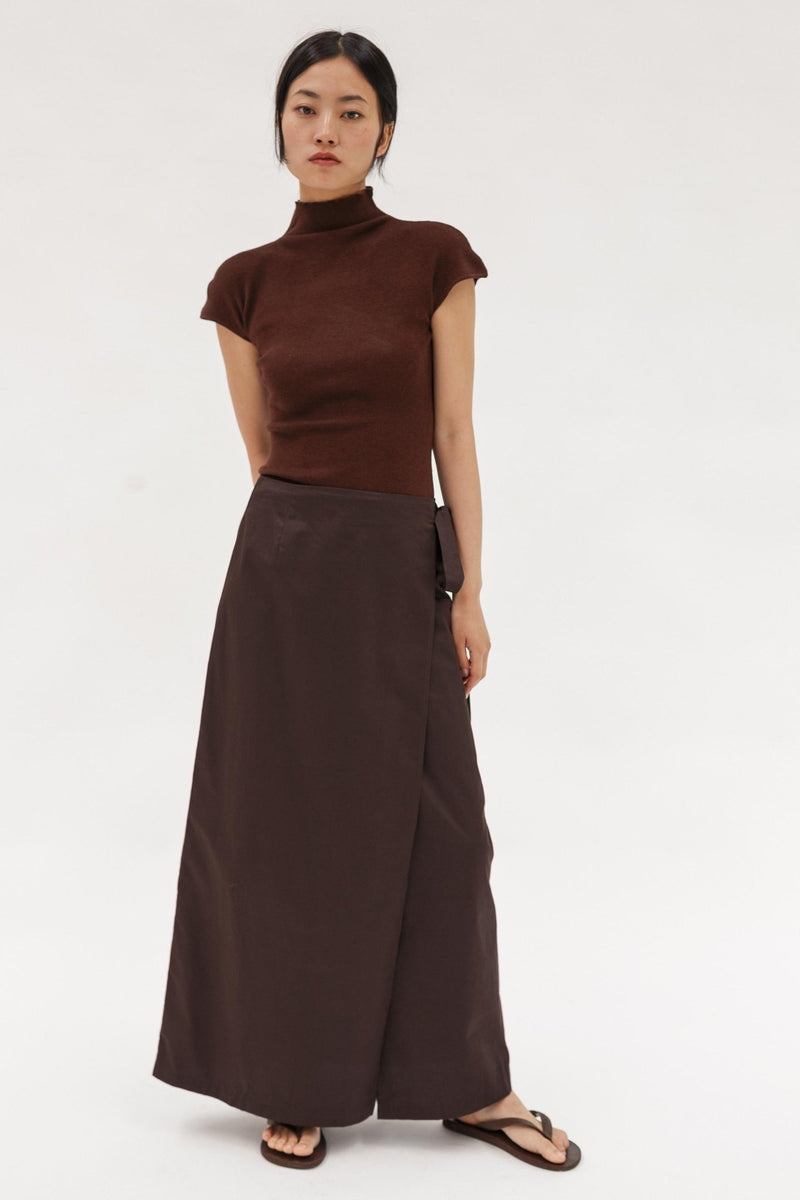 Audrey Silk Cashmere Dress - Wixii