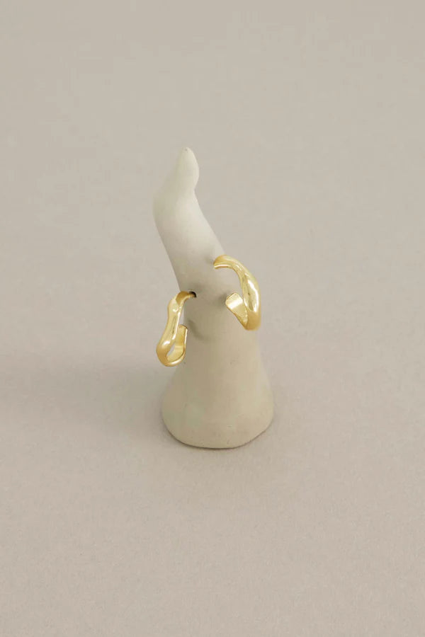 Mars Official Esta Earrings Gold Plated Sterling Silver