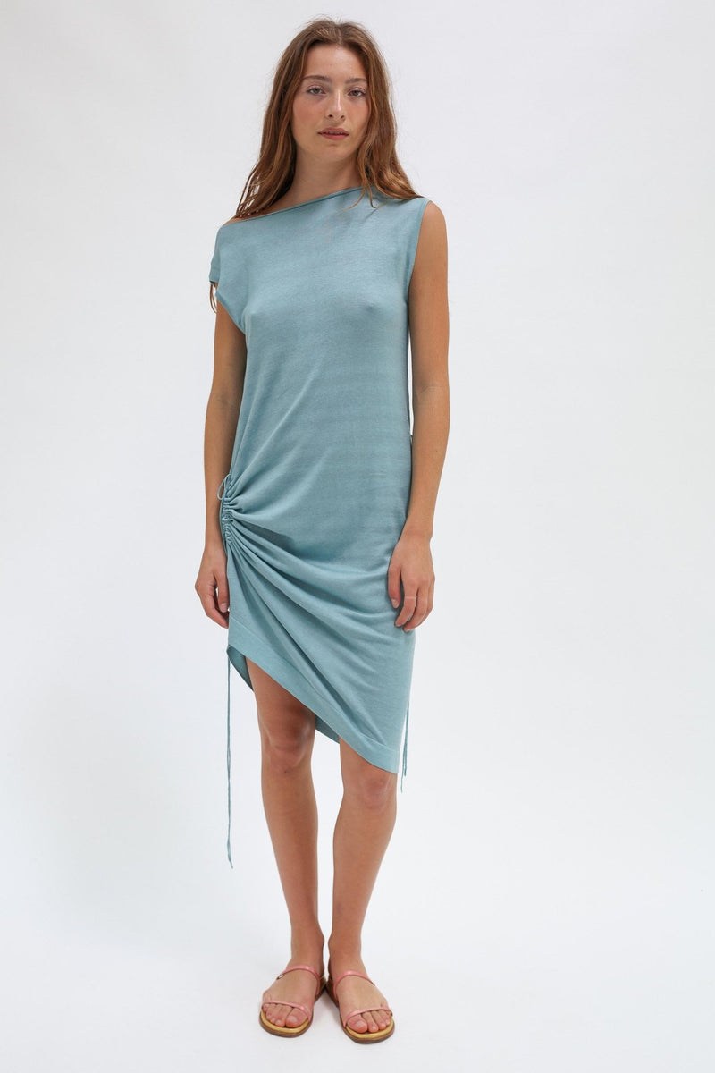 Peace Lily Silk Cotton Dress - Wixii