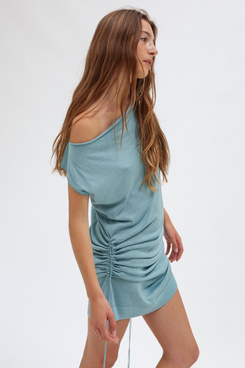 Peace Lily Silk Cotton Dress - Wixii