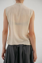 Vintage Cividini Blush Silk Singlet - Wixii