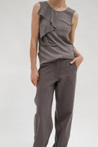 Vintage Costume National Silk Ruffle Top - Wixii