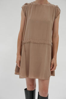 Vintage Dusty Rose Silk Dress - Wixii