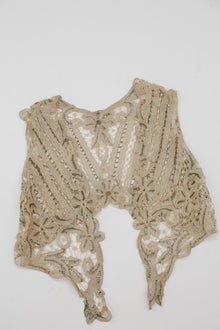 Vintage Victorian Battenberg Lace Vest - Wixii