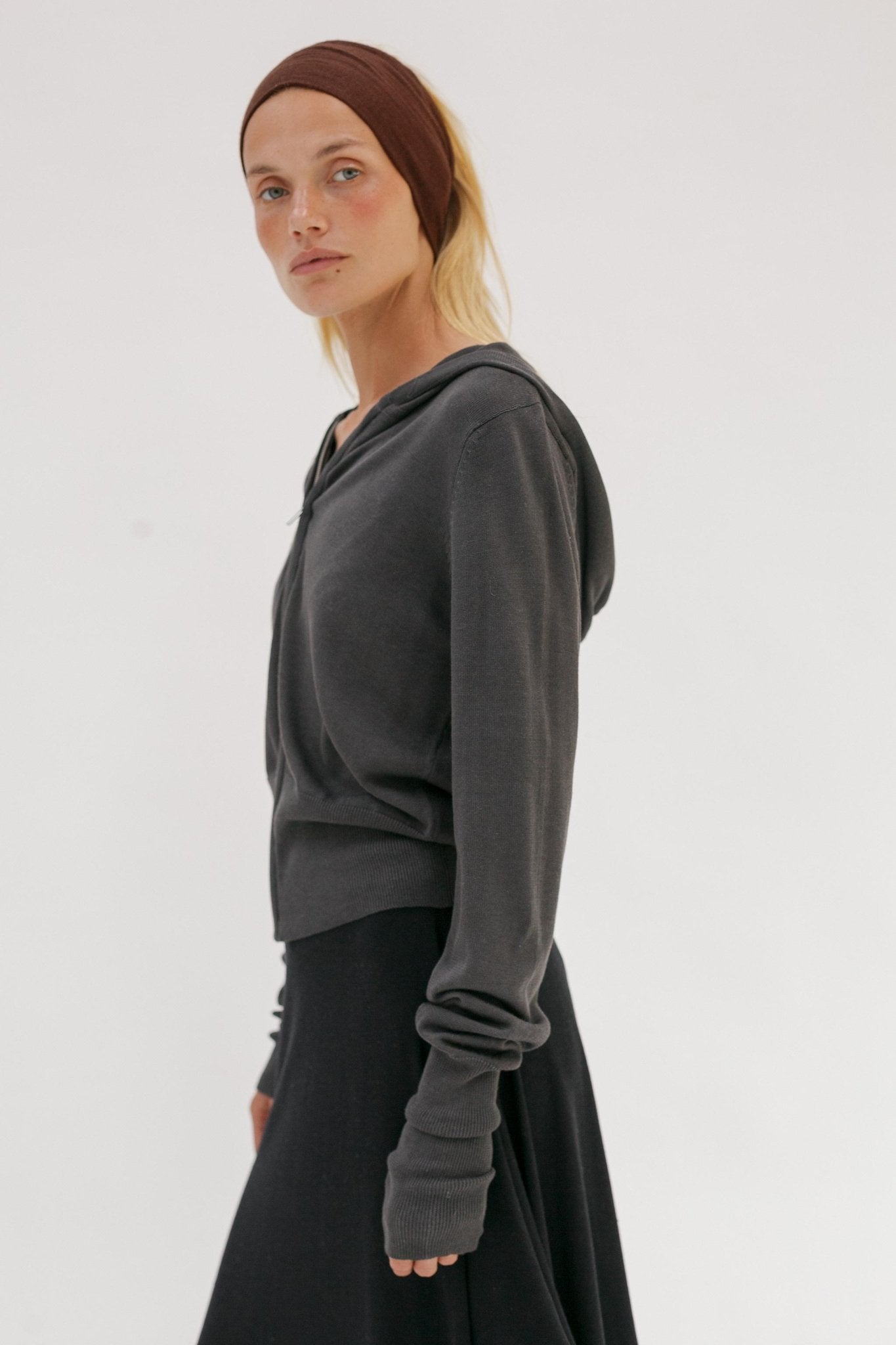 Wes Silk Cotton Hoodie - Wixii