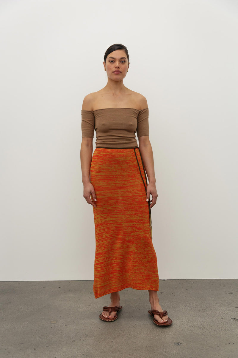 Seala Silk Cotton Skirt