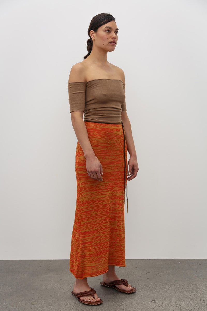 Seala Silk Cotton Skirt