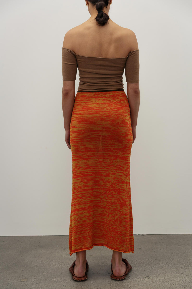 Seala Silk Cotton Skirt