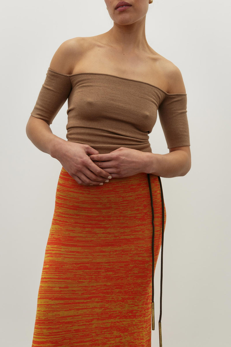 Seala Silk Cotton Skirt