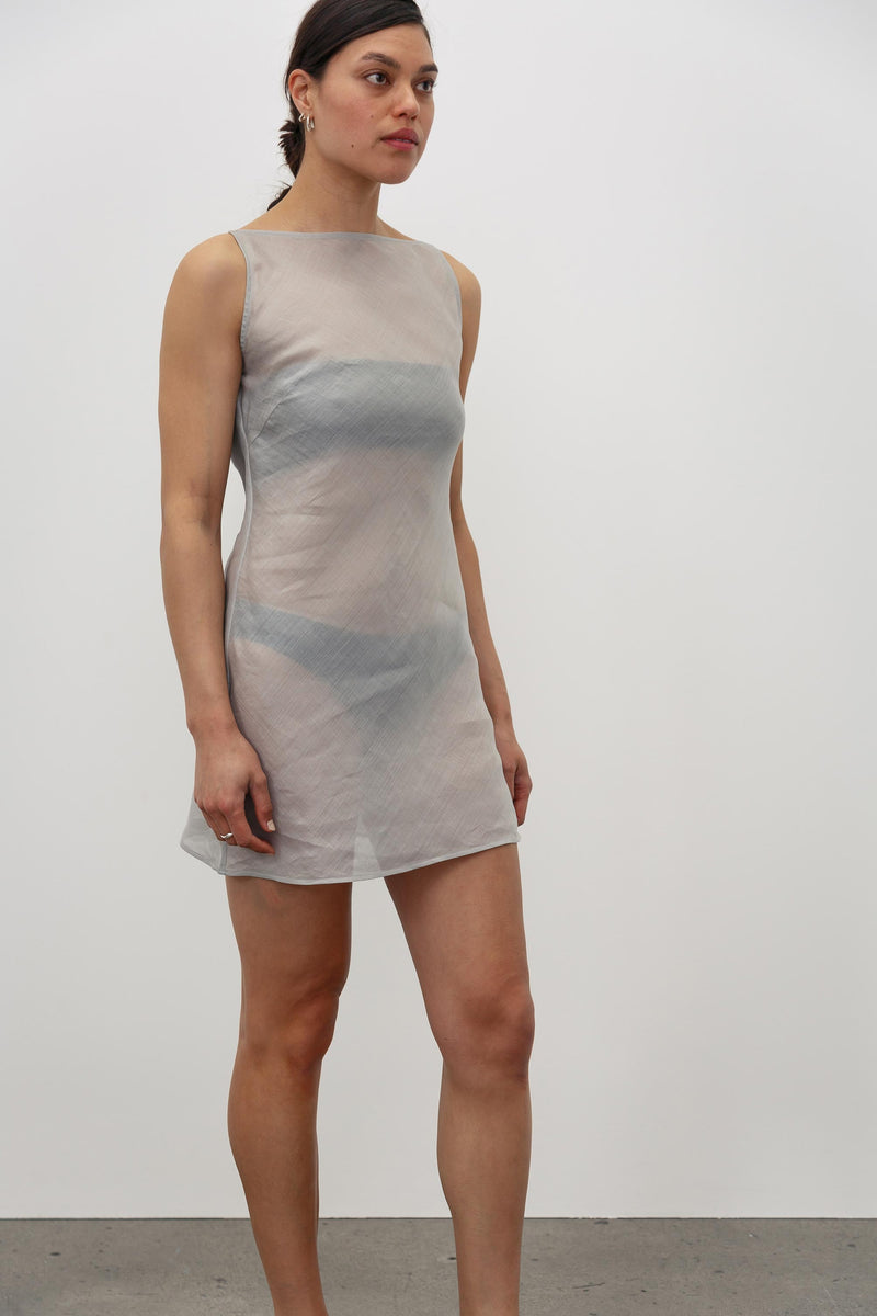 Page Ramie Volie Mini Dress