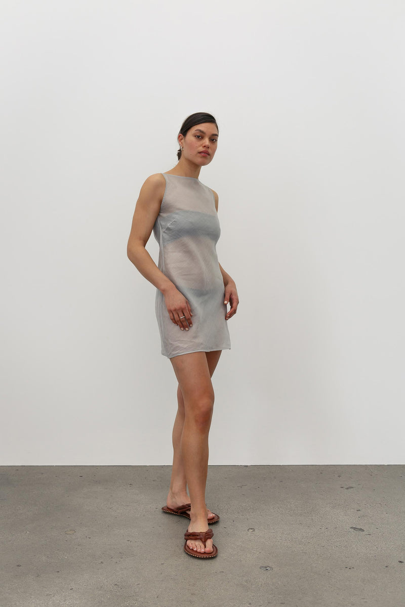 Page Ramie Volie Mini Dress