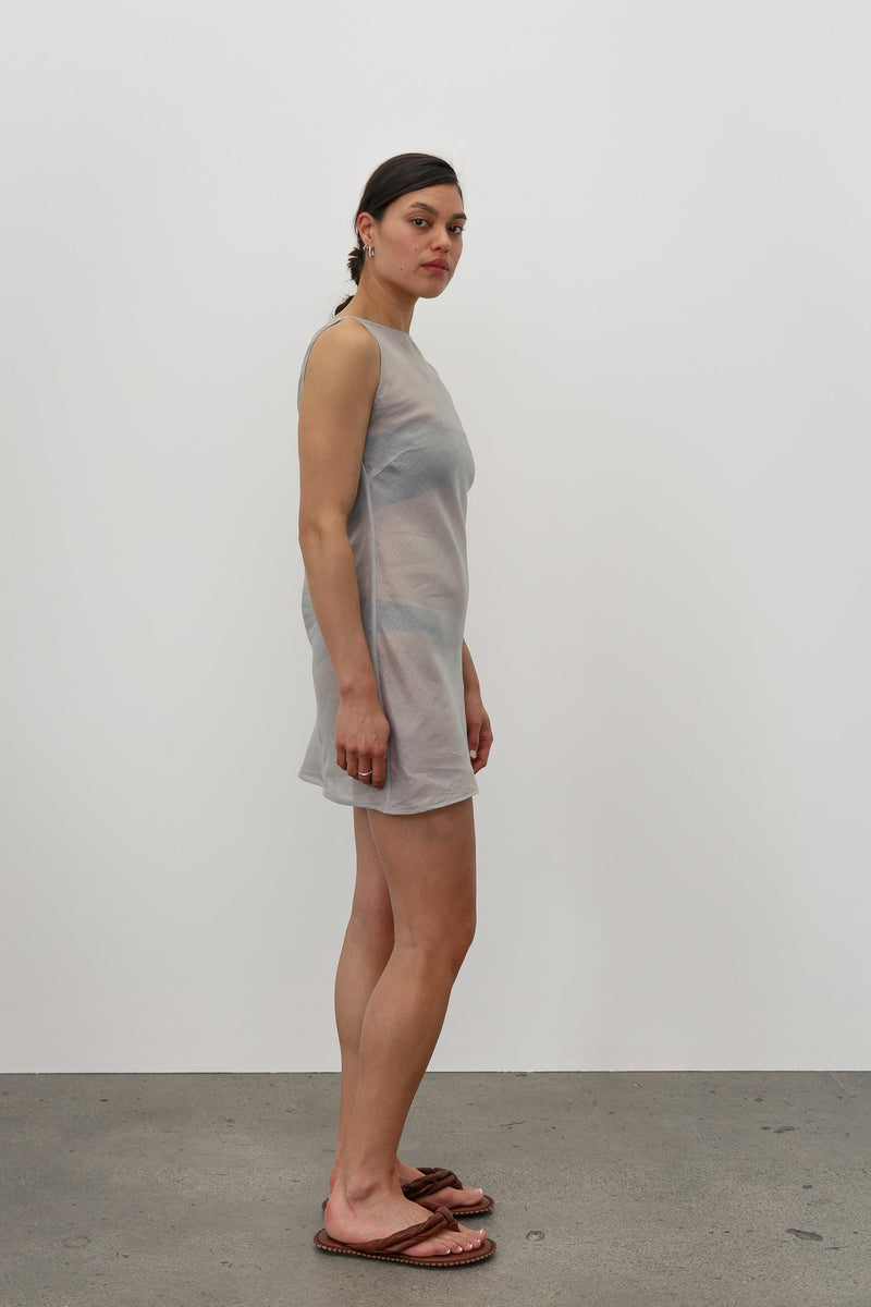Page Ramie Volie Mini Dress