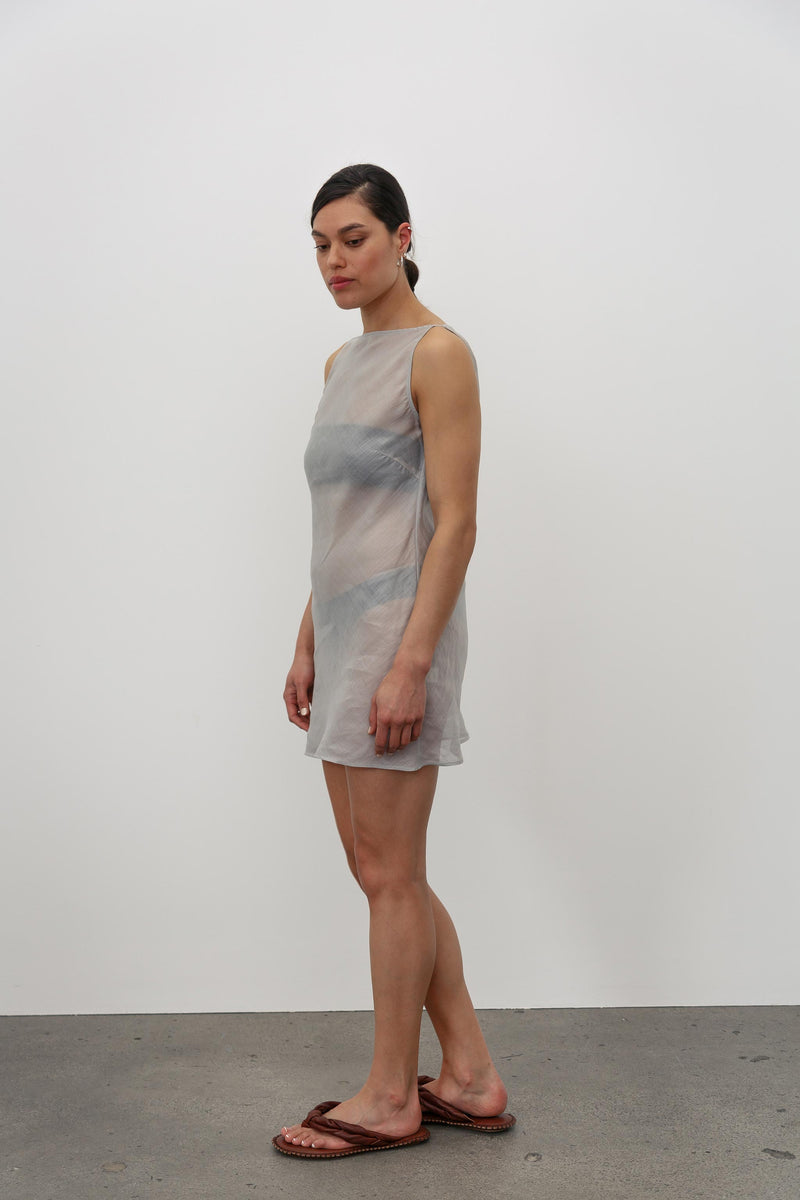 Page Ramie Volie Mini Dress
