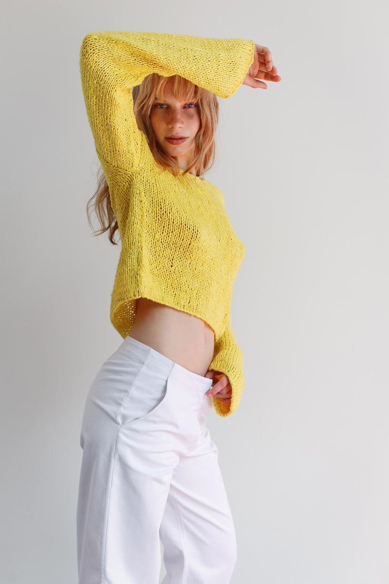 Sasha Hand Knitted Silk Jumper