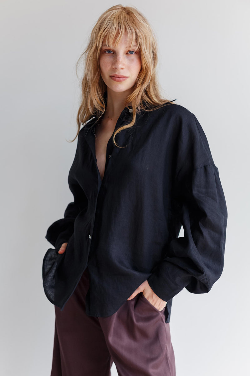 Heart Linen Shirt