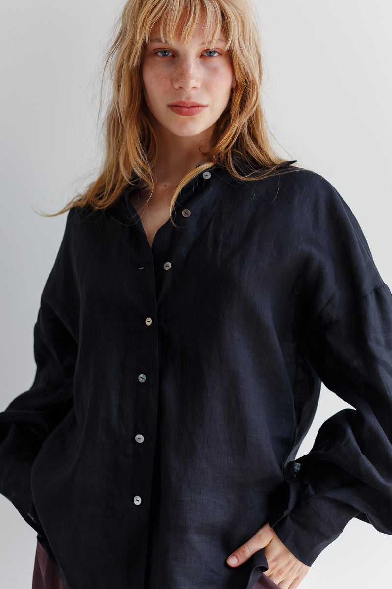 Heart Linen Shirt