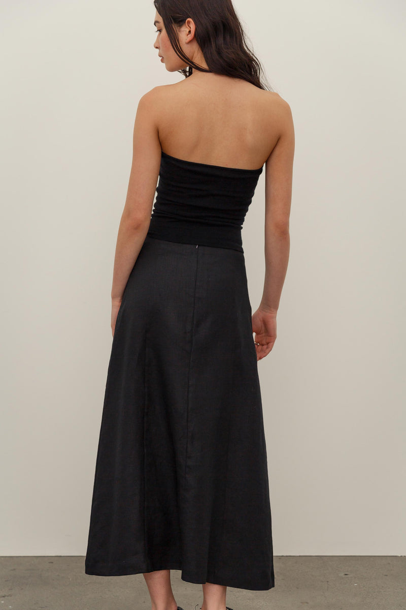 Sedona Linen Midi Skirt