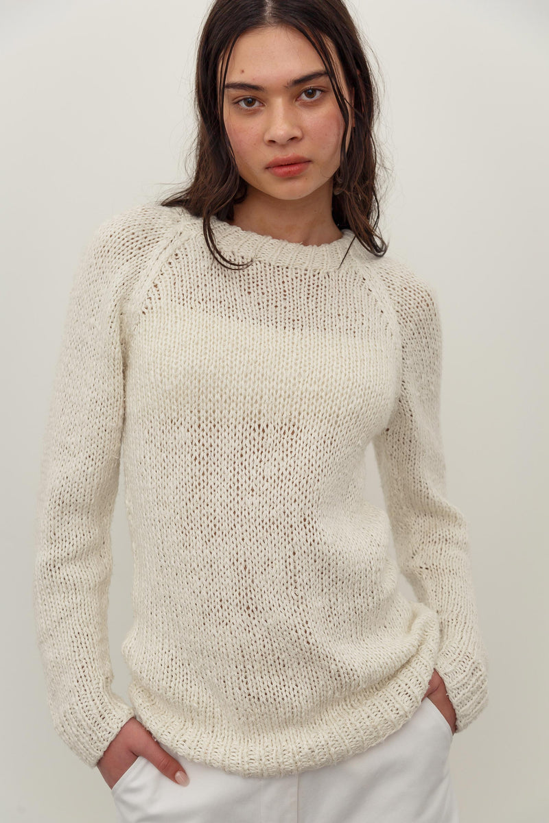 Gravity Hand Knitted Silk Jumper