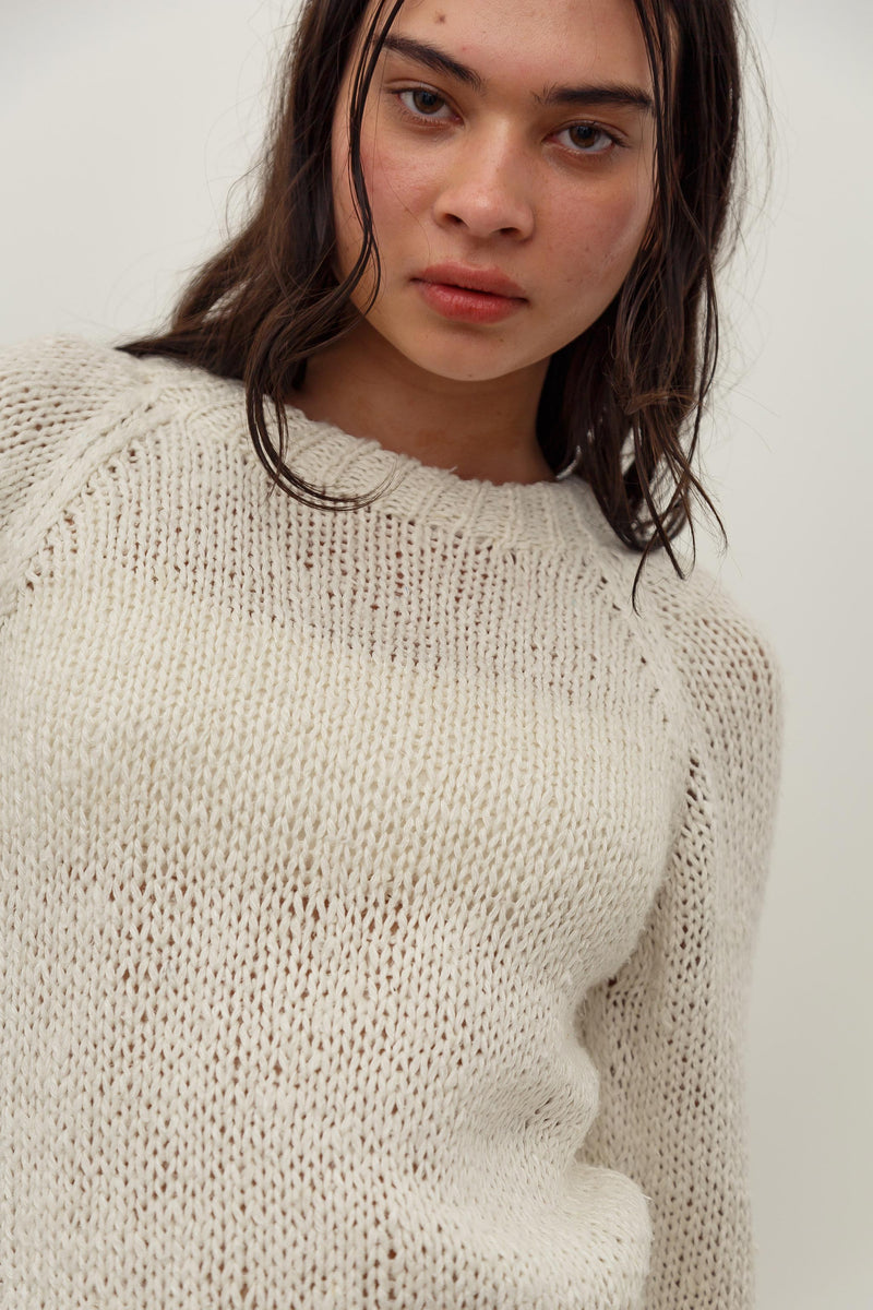 Gravity Hand Knitted Silk Jumper
