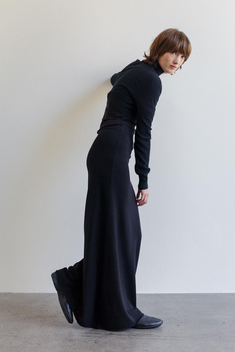 Chi Cashmere Cotton Skirt