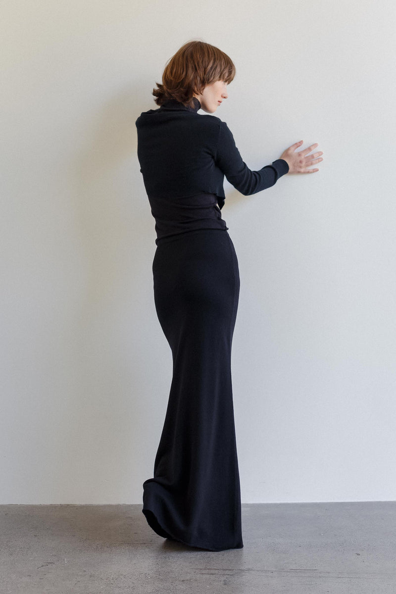 Chi Cashmere Cotton Skirt