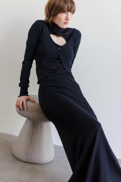 Chi Cashmere Cotton Skirt